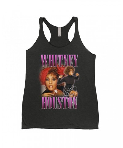 Whitney Houston Ladies' Tank Top | Purple Collage Design Shirt $3.10 Shirts