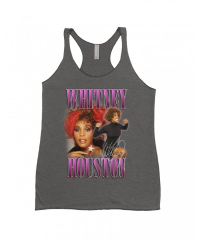 Whitney Houston Ladies' Tank Top | Purple Collage Design Shirt $3.10 Shirts