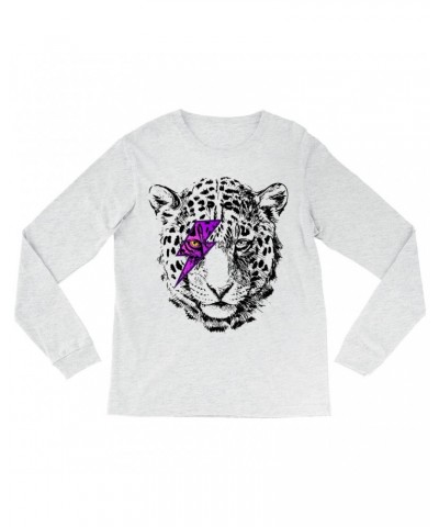 Music Life Long Sleeve Shirt | Glam Rock Leopard Shirt $9.45 Shirts