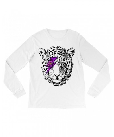 Music Life Long Sleeve Shirt | Glam Rock Leopard Shirt $9.45 Shirts