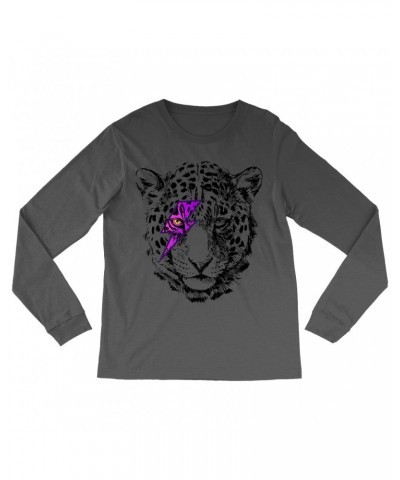 Music Life Long Sleeve Shirt | Glam Rock Leopard Shirt $9.45 Shirts