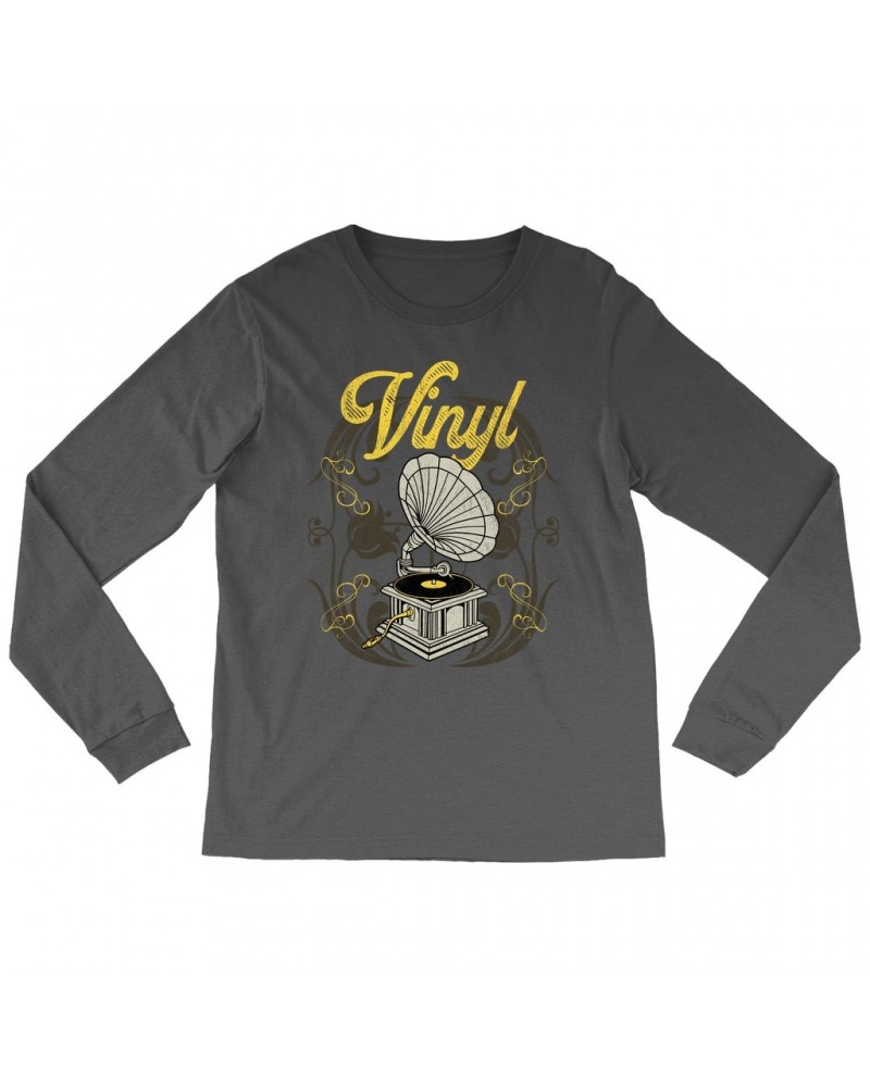 Music Life Long Sleeve Shirt | Only Vintage Vinyl Shirt $2.97 Shirts