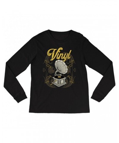 Music Life Long Sleeve Shirt | Only Vintage Vinyl Shirt $2.97 Shirts