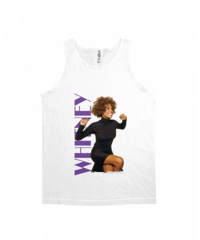 Whitney Houston Unisex Tank Top | Whitney Photo And Purple Logo Image Shirt $8.63 Shirts