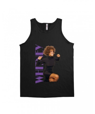 Whitney Houston Unisex Tank Top | Whitney Photo And Purple Logo Image Shirt $8.63 Shirts