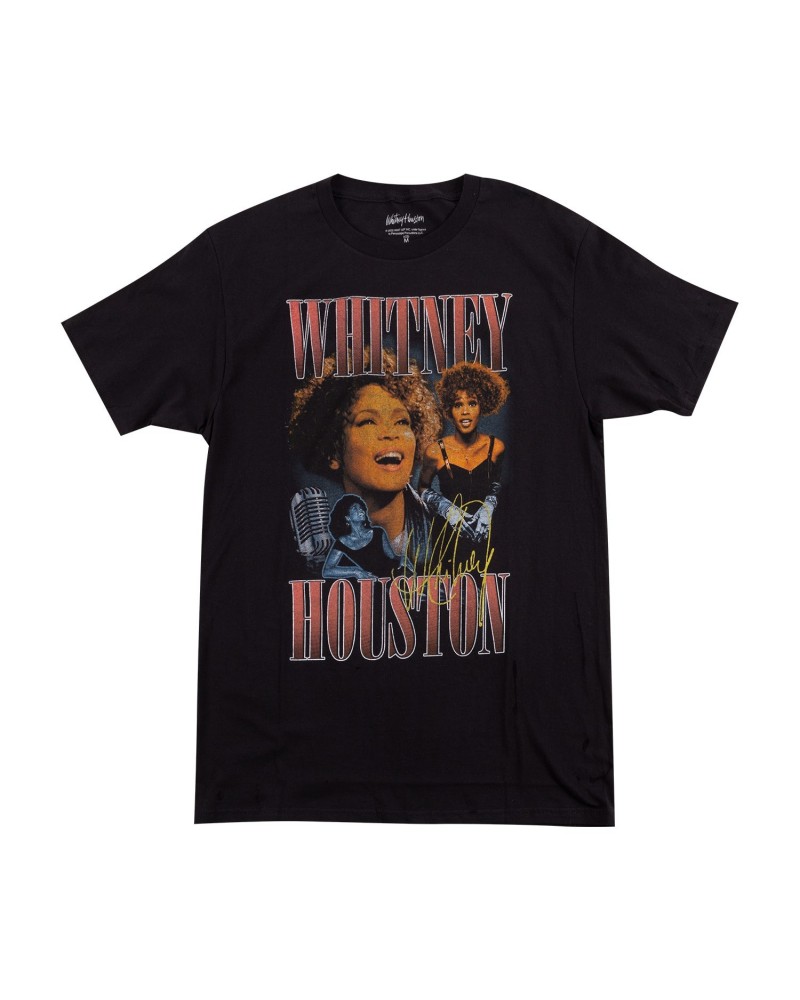 Whitney Houston Photo T-shirt $5.59 Shirts