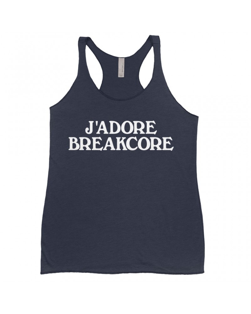 Music Life Ladies' Tank Top | J'Adore Breakcore Shirt $7.34 Shirts