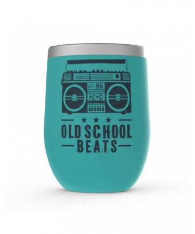 Music Life Wine Tumbler | Old School Beats Stemless Wine Tumbler $9.09 Drinkware