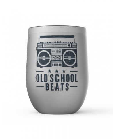 Music Life Wine Tumbler | Old School Beats Stemless Wine Tumbler $9.09 Drinkware