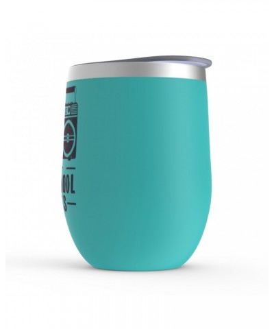 Music Life Wine Tumbler | Old School Beats Stemless Wine Tumbler $9.09 Drinkware