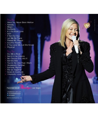 Olivia Newton-John CD- Live in Vegas $14.81 CD