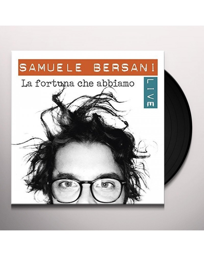 Samuele Bersani LA FORTUNA CHE ABBIAMO: LIVE Vinyl Record $4.45 Vinyl