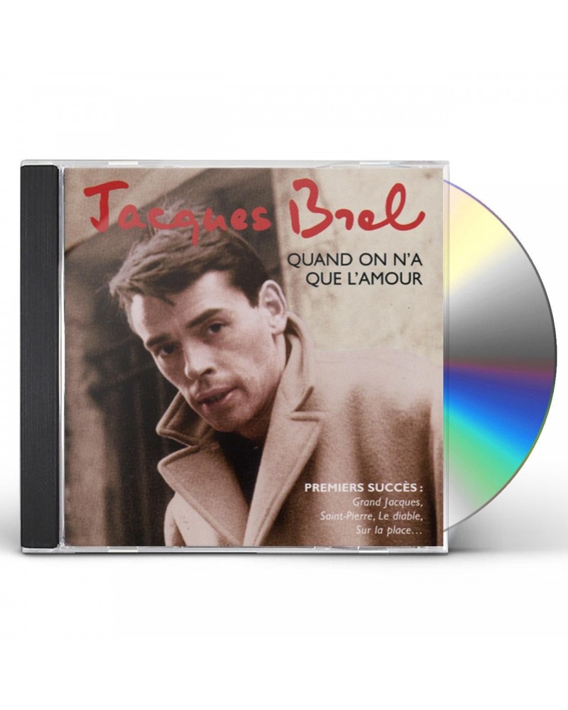 Jacques Brel QUAND ON N'A QUE L'AMOUR CD $15.28 CD