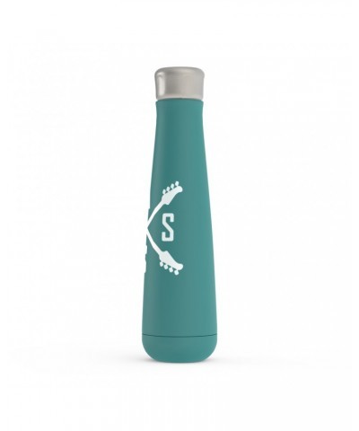 Music Life Water Bottle | Bass Player Emblem Water Bottle $3.90 Drinkware