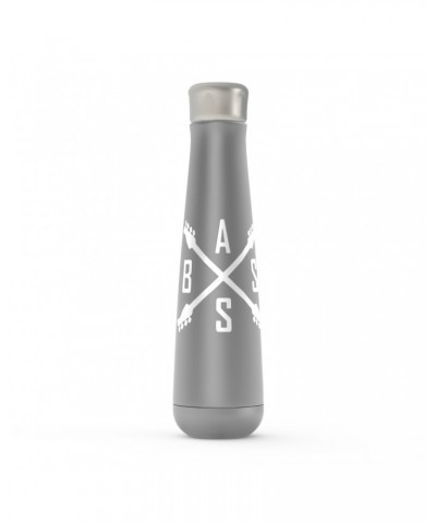 Music Life Water Bottle | Bass Player Emblem Water Bottle $3.90 Drinkware