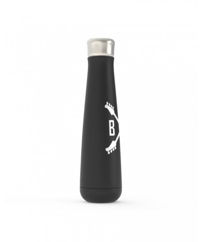 Music Life Water Bottle | Bass Player Emblem Water Bottle $3.90 Drinkware