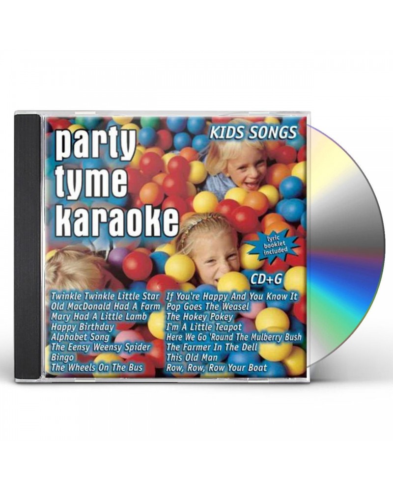 Party Tyme Karaoke Kids Songs (16-song CD+G) CD $11.20 CD