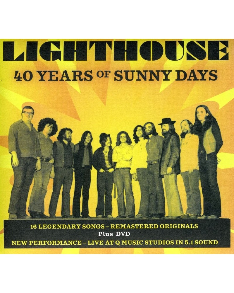 lighthouse 40 YEARS OF SUNNY DAYS CD $4.51 CD