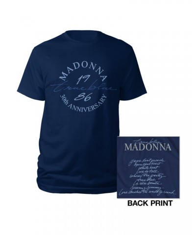 Madonna True Blue 30th Anniversary Tee $7.64 Shirts