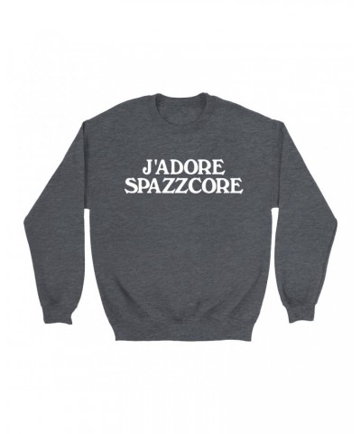 Music Life Sweatshirt | J'Adore Spazzcore Sweatshirt $7.55 Sweatshirts