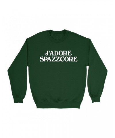 Music Life Sweatshirt | J'Adore Spazzcore Sweatshirt $7.55 Sweatshirts