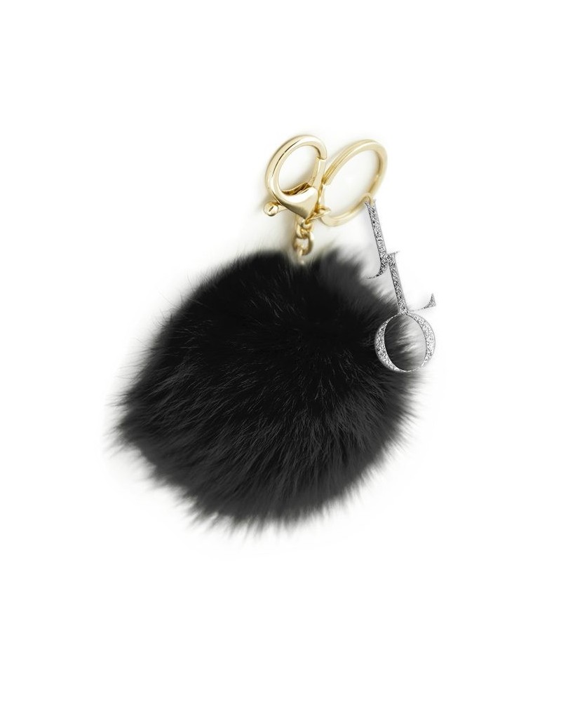 Jennifer Lopez JLO Black Poof Keychain $25.14 Accessories