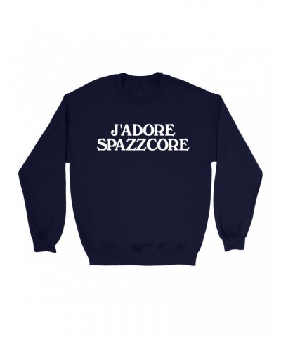 Music Life Sweatshirt | J'Adore Spazzcore Sweatshirt $7.55 Sweatshirts