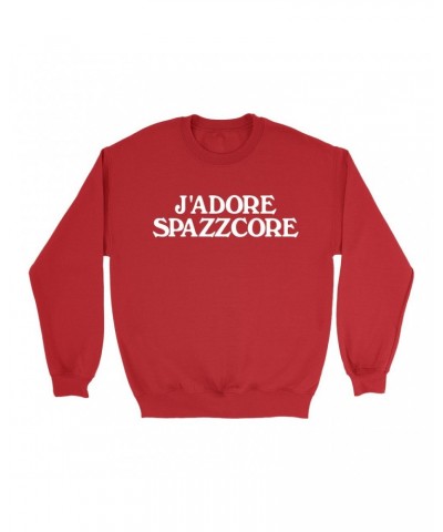 Music Life Sweatshirt | J'Adore Spazzcore Sweatshirt $7.55 Sweatshirts