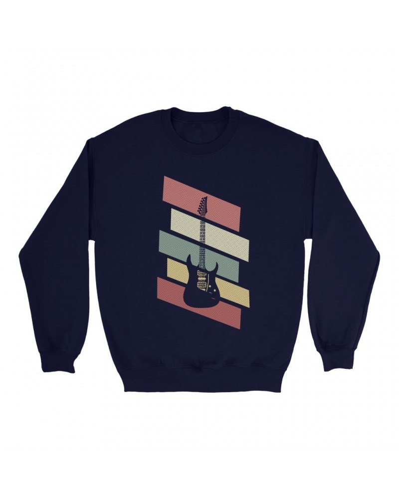 Music Life Sweatshirt | Guitar Geometry Sweatshirt $9.89 Sweatshirts