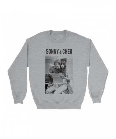 Sonny & Cher Sweatshirt | 1966 Recording Studio Photo And Logo Sweatshirt $6.00 Sweatshirts