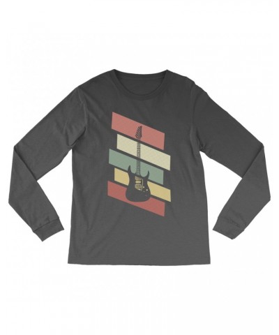 Music Life Long Sleeve Shirt | Guitar Geometry Shirt $3.62 Shirts