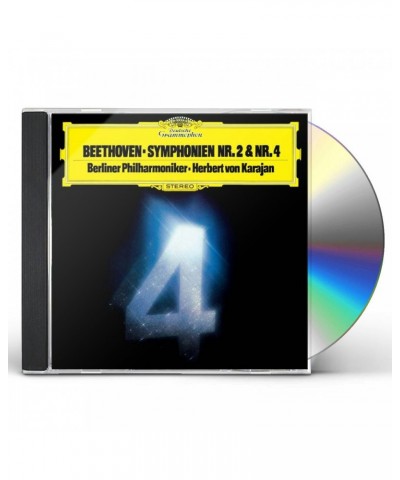 Herbert von Karajan BEETHOVEN: SYMPHONY NO.2 & NO.4 CD $6.90 CD