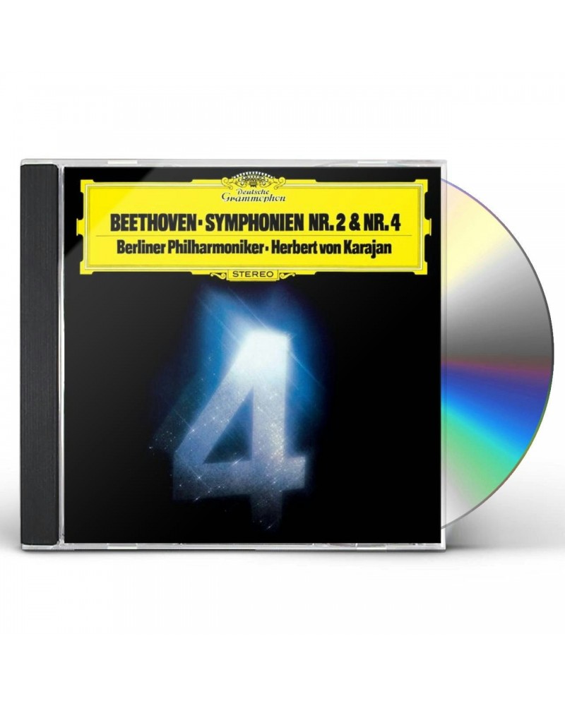 Herbert von Karajan BEETHOVEN: SYMPHONY NO.2 & NO.4 CD $6.90 CD