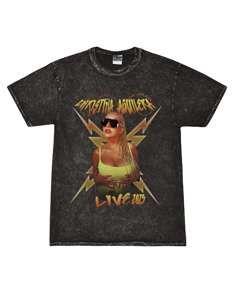 Christina Aguilera Live 2023 Tee - Mineral Black $5.87 Shirts