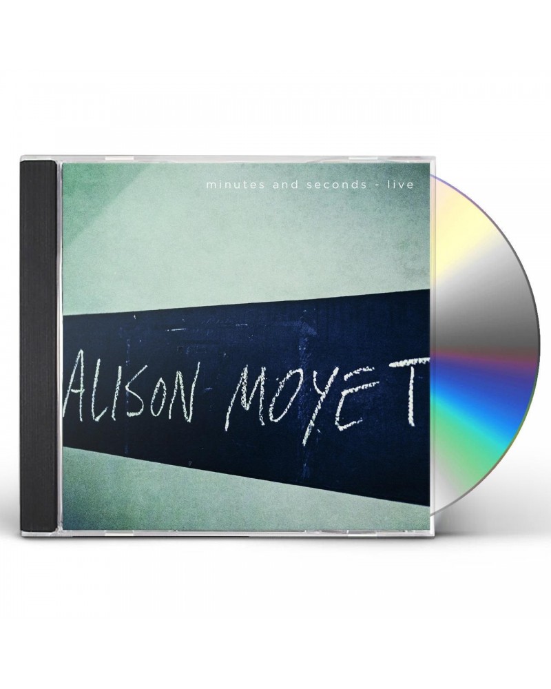 Alison Moyet MINUTES AND SECONDS-LIVE CD $12.25 CD