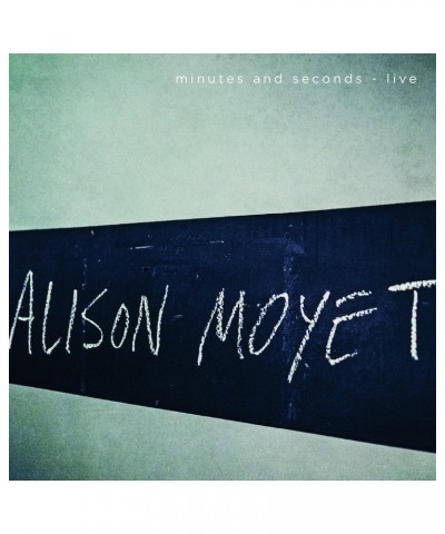 Alison Moyet MINUTES AND SECONDS-LIVE CD $12.25 CD