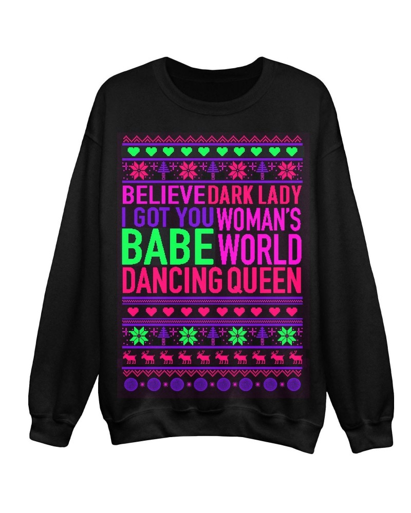 Cher Song Title Holiday Christmas Sweatshirt $5.84 Sweatshirts