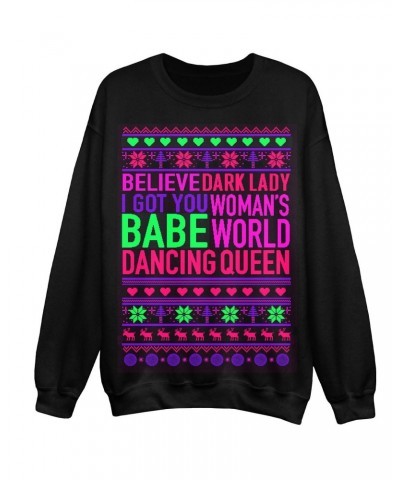 Cher Song Title Holiday Christmas Sweatshirt $5.84 Sweatshirts