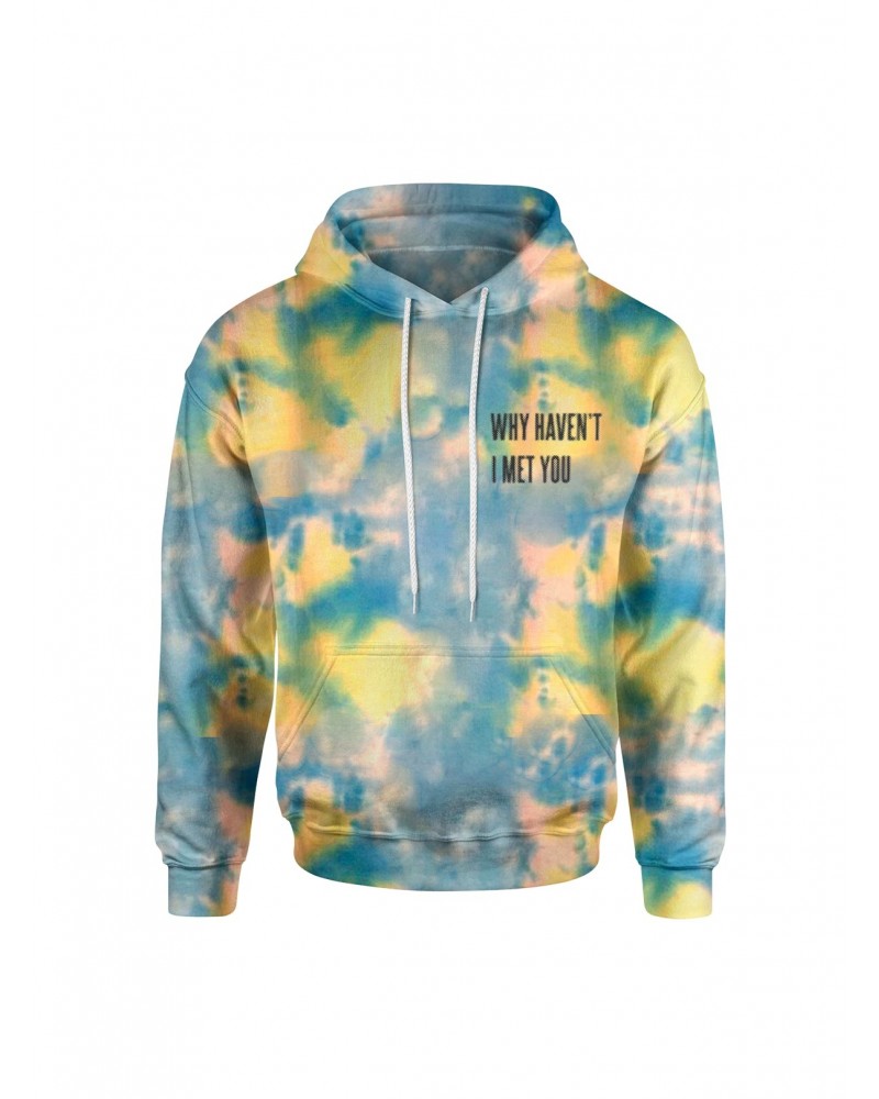 Cameron Dallas WHIMY Blue Tie Dyed Sunflower Hoodie $9.86 Sweatshirts