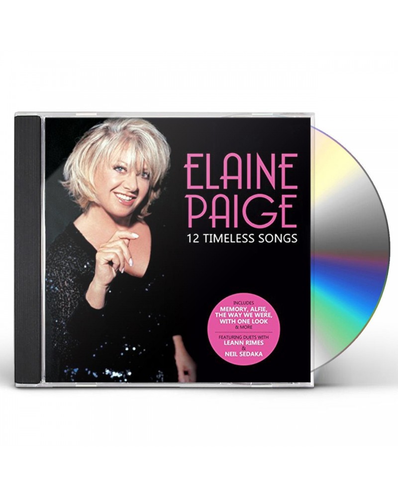 Elaine Paige 12 TIMELESS SONGS CD $4.90 CD