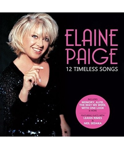 Elaine Paige 12 TIMELESS SONGS CD $4.90 CD