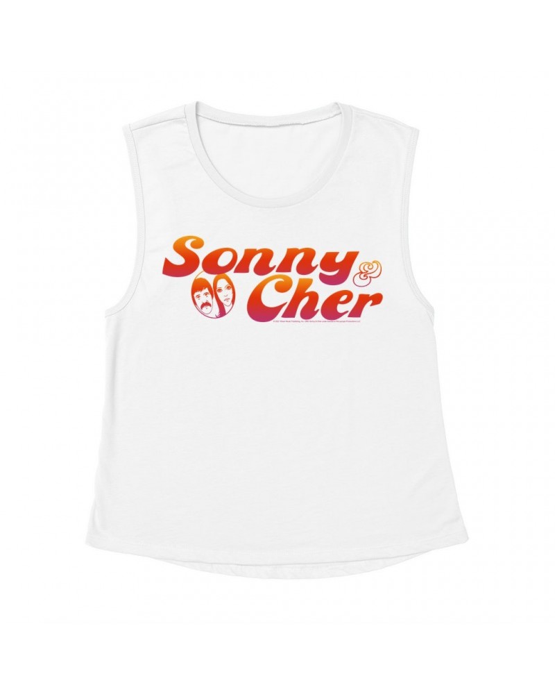 Sonny & Cher Ladies' Muscle Tank Top | Comedy Hour TV Show Logo Shirt $3.60 Shirts