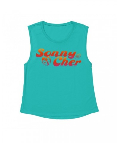 Sonny & Cher Ladies' Muscle Tank Top | Comedy Hour TV Show Logo Shirt $3.60 Shirts