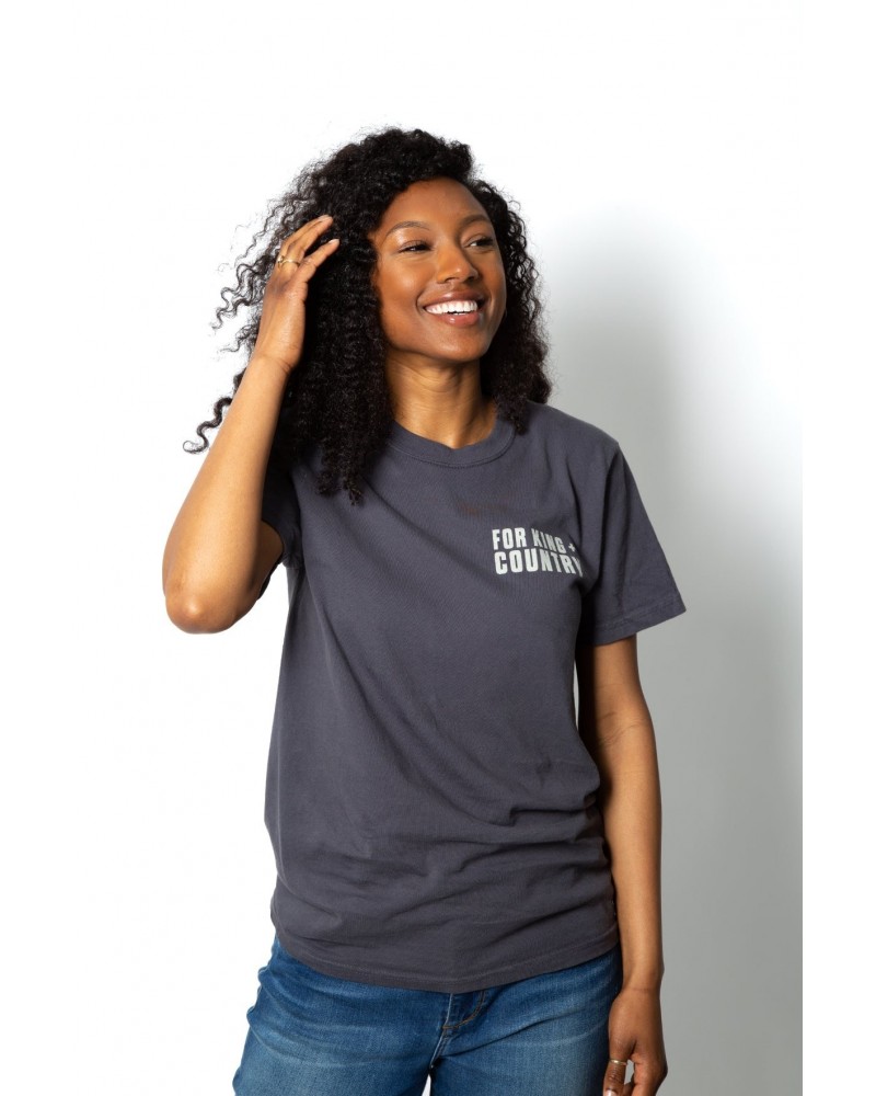 for KING & COUNTRY Desert Tee - Charcoal $7.33 Shirts