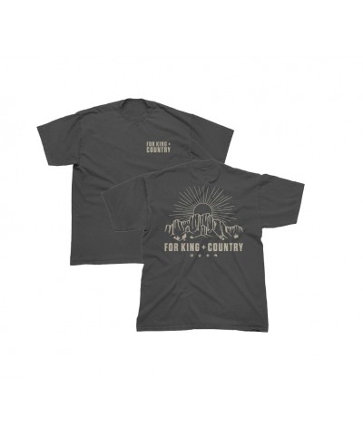 for KING & COUNTRY Desert Tee - Charcoal $7.33 Shirts