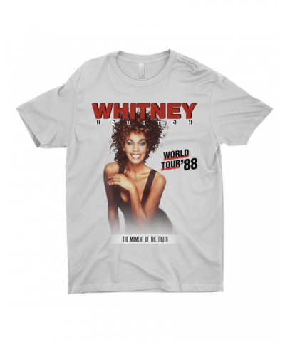 Whitney Houston T-Shirt | 1988 World Tour Poster Image Shirt $13.17 Shirts