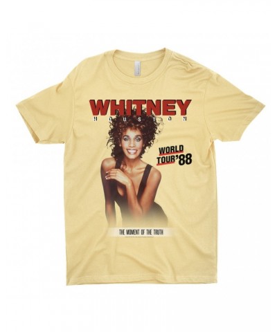 Whitney Houston T-Shirt | 1988 World Tour Poster Image Shirt $13.17 Shirts