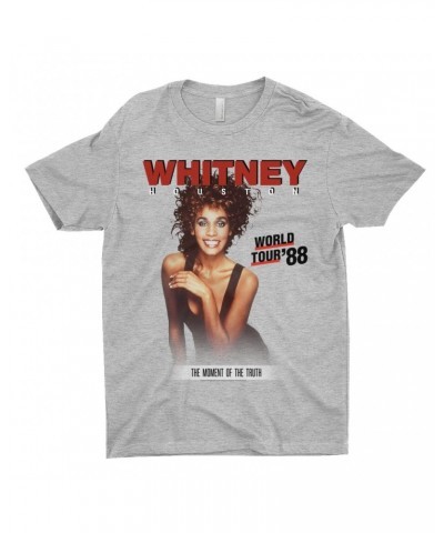 Whitney Houston T-Shirt | 1988 World Tour Poster Image Shirt $13.17 Shirts