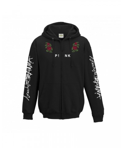 P!nk Embroidered Zip Hoodie $5.81 Sweatshirts