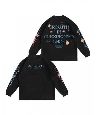 MisterWives Growth In Unexpected Places Black Longsleeve $13.19 Shirts